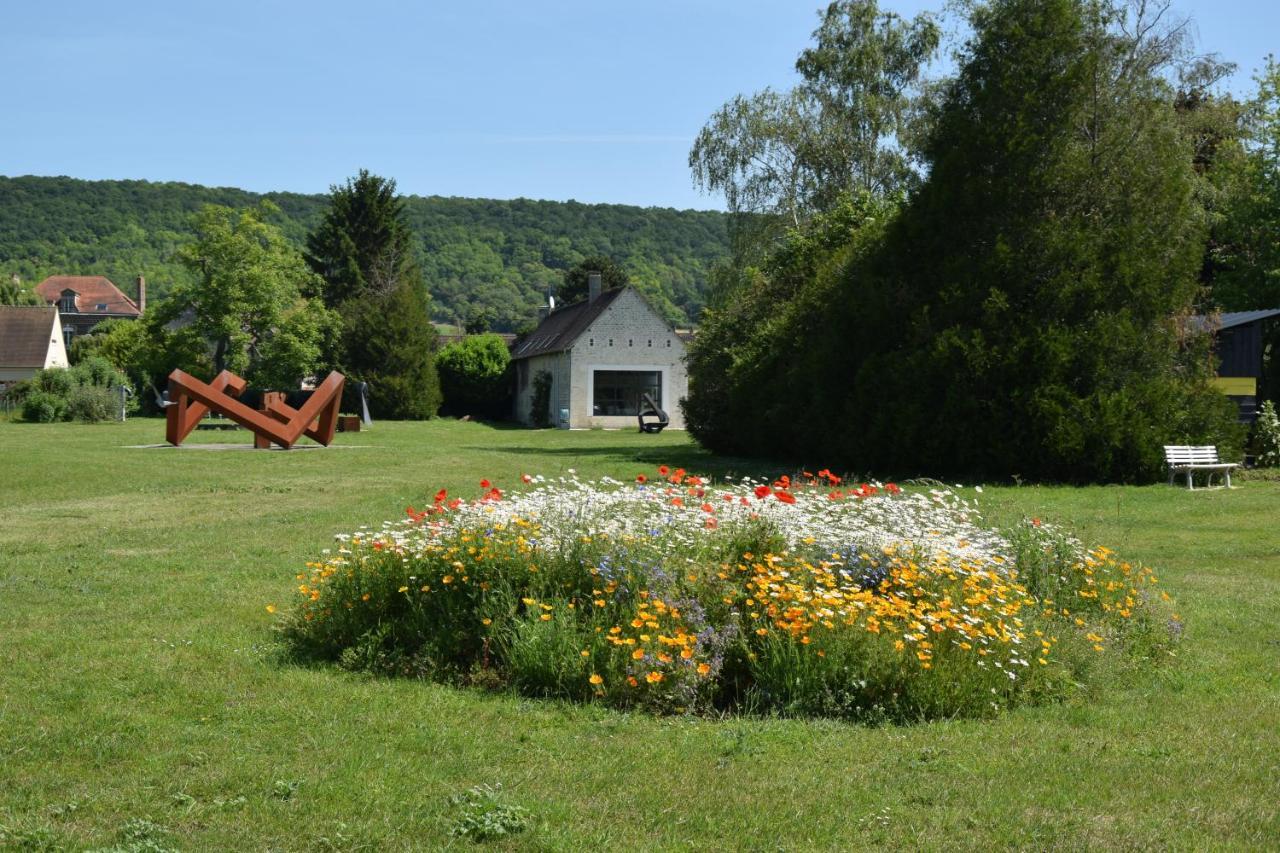 Gite Dans Parc De Sculptures - Gite "Pondichery" Port-Mort Exterior foto