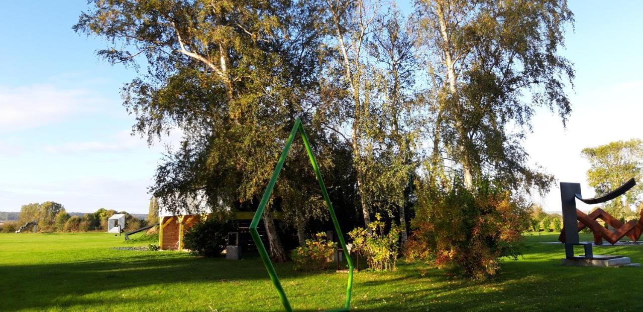 Gite Dans Parc De Sculptures - Gite "Pondichery" Port-Mort Exterior foto